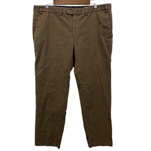 Lauren Ralph Lauren Mens‎ Brown Corduroy Stretch Pants 40x 29 Flat Front VTG 90s